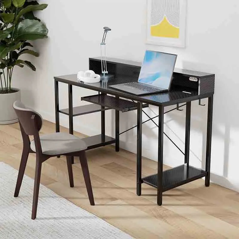 Yoobure 54” Gaming Desk with Storage Shelves