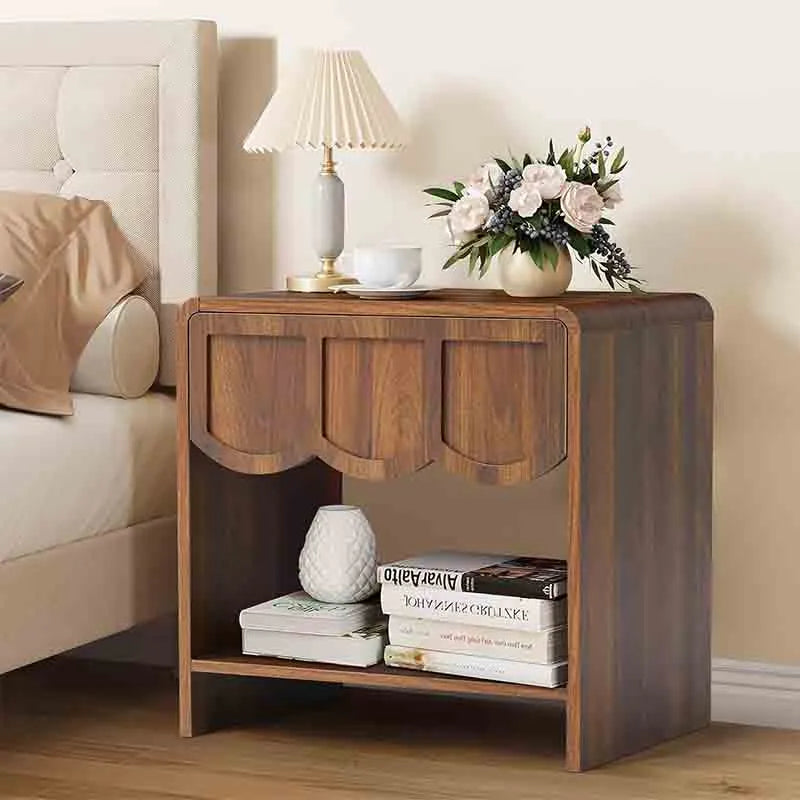 Yoobure Night Stand Set of 2 Farmhouse Wood Nightstand
