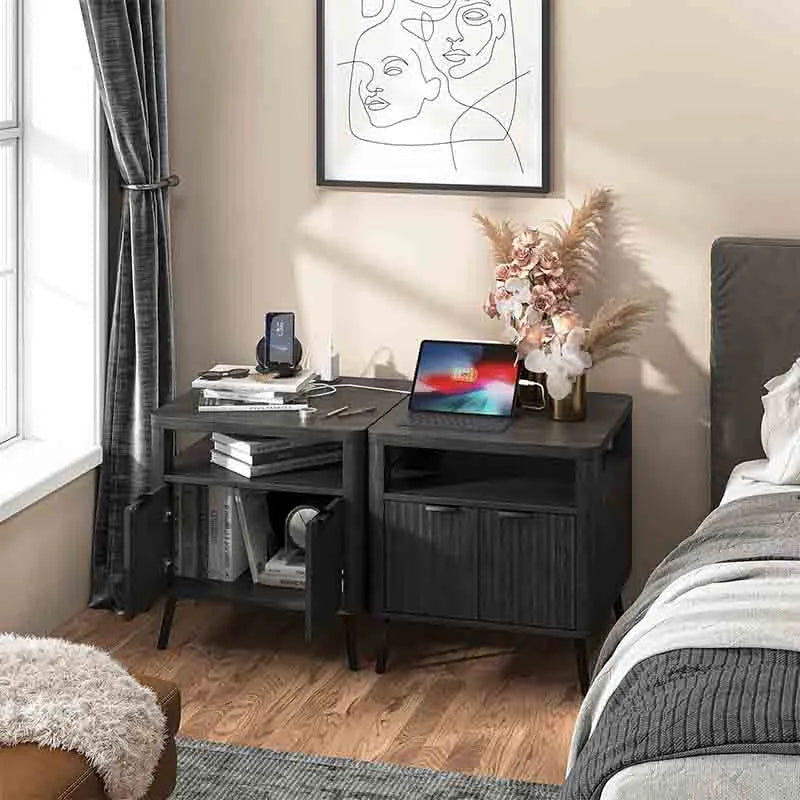 Yoobure 24" End Table with Open Shelf