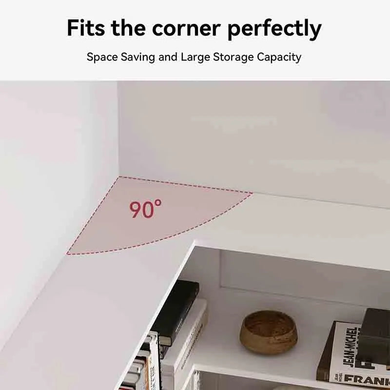 Yoobure Bookcase 6 Tiers with Baffles