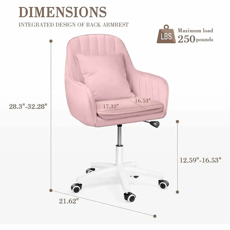 Yoobure Cute Office Chair, Pink