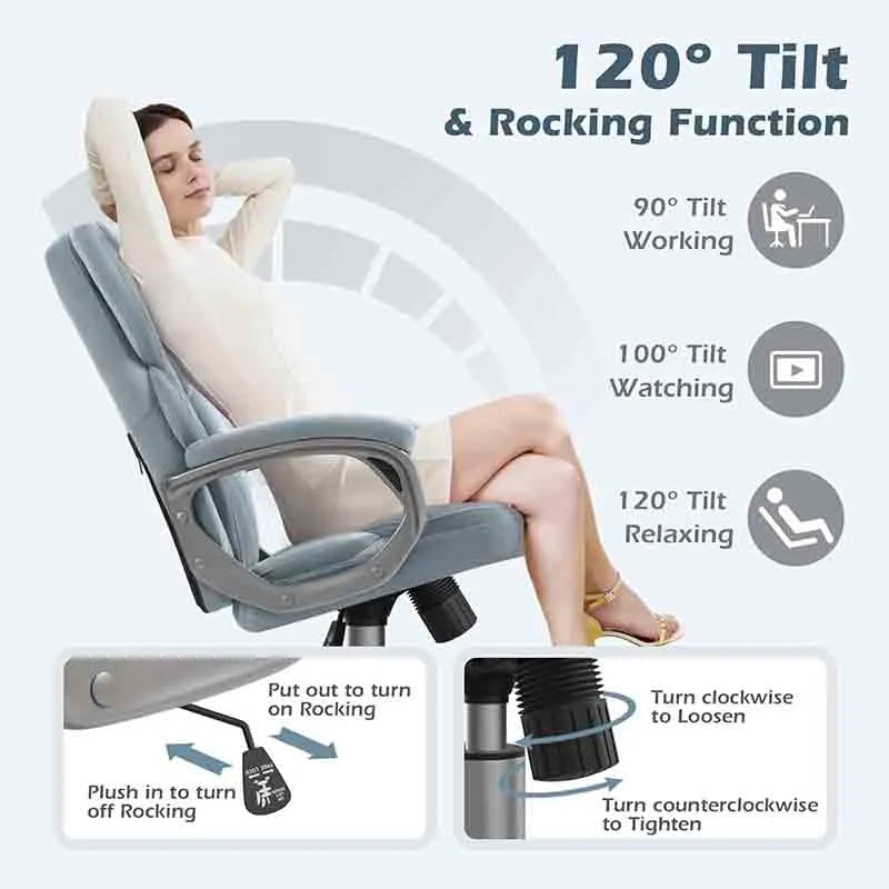 Yoobure Home Office Chair Ergonomic Desk Chair with Wheels
