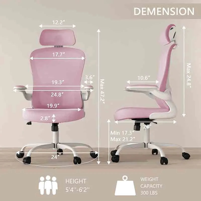 Yoobure Office Chair, Ergonomic Breathable Mesh Desk Chair