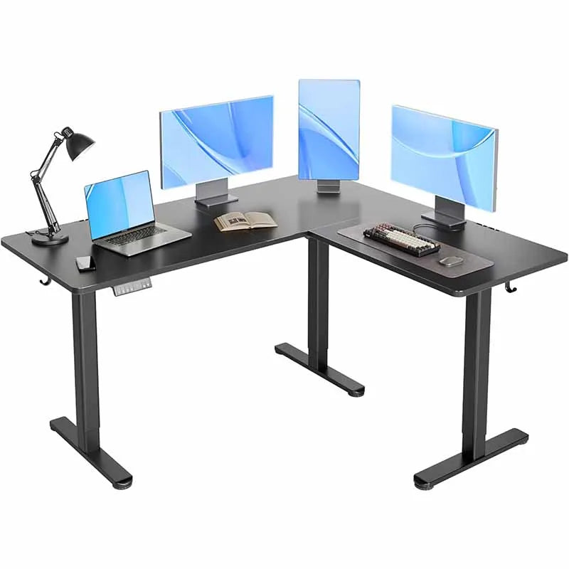63 Inch Electric Standing Desk, Black