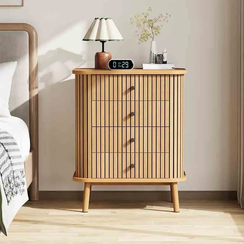 Yoobure 4 Drawer Dressers Nightstand Chest of Drawers