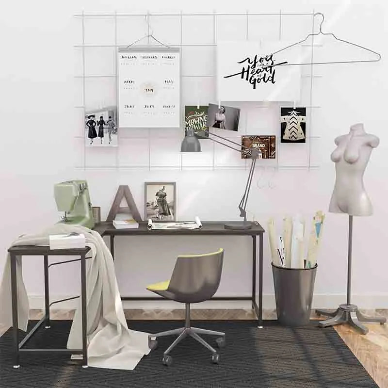 Yoobure Reversible L Shaped Desk Balck Frame