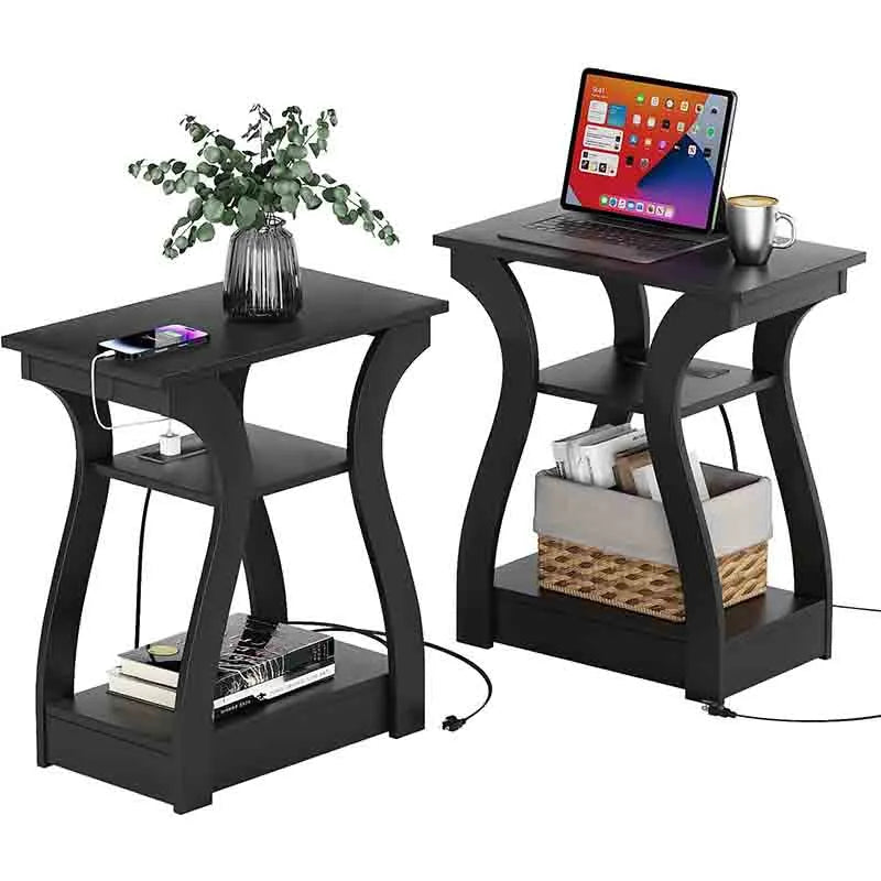 Side Table with Outlets
