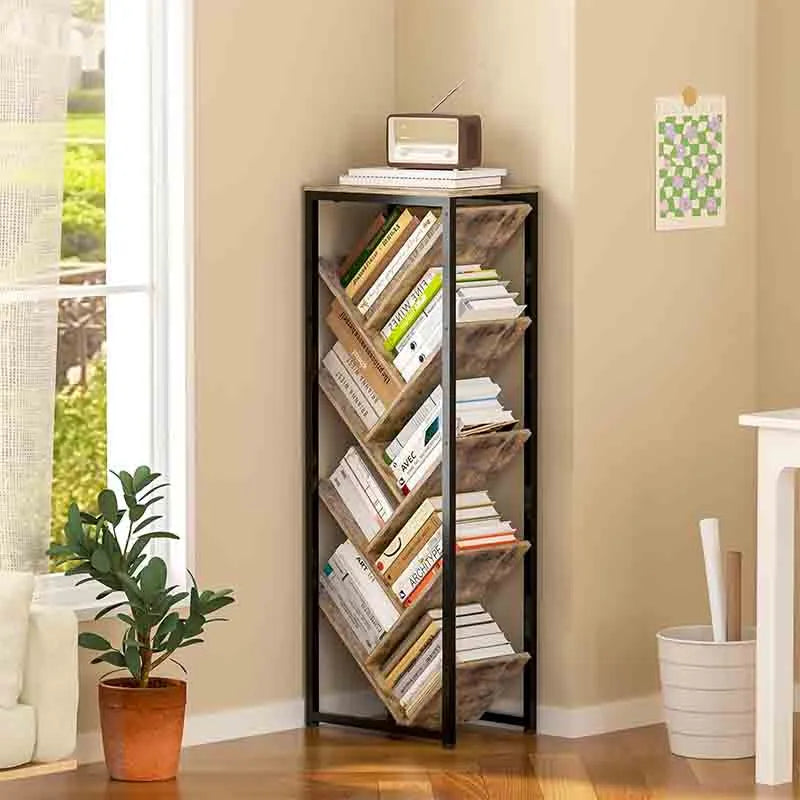 Yoobure 9-Tier Floor Standing Tree Bookshelf