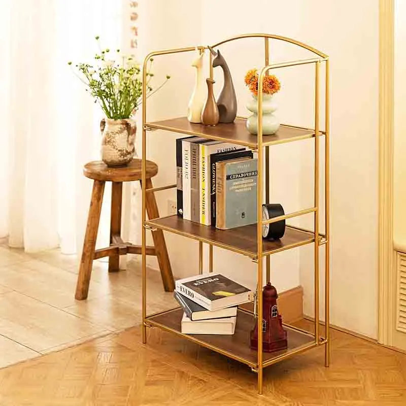 Yoobure No Assembly Folding Bookshelf Book Shelf
