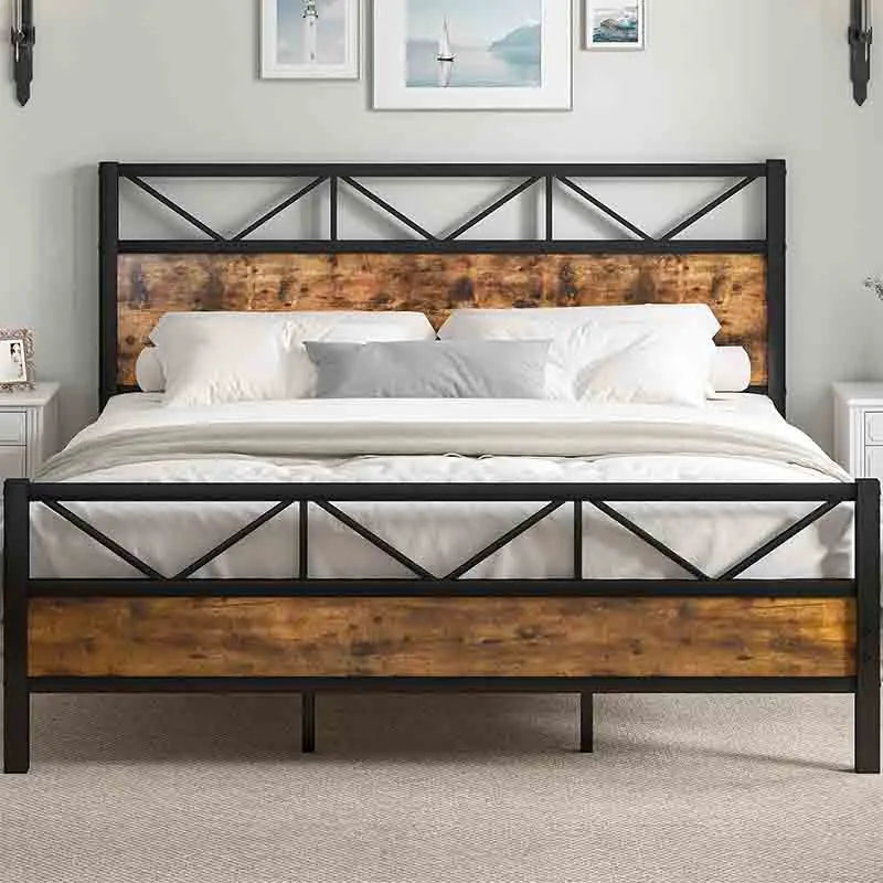 Industrial 51.2" Platform Bed