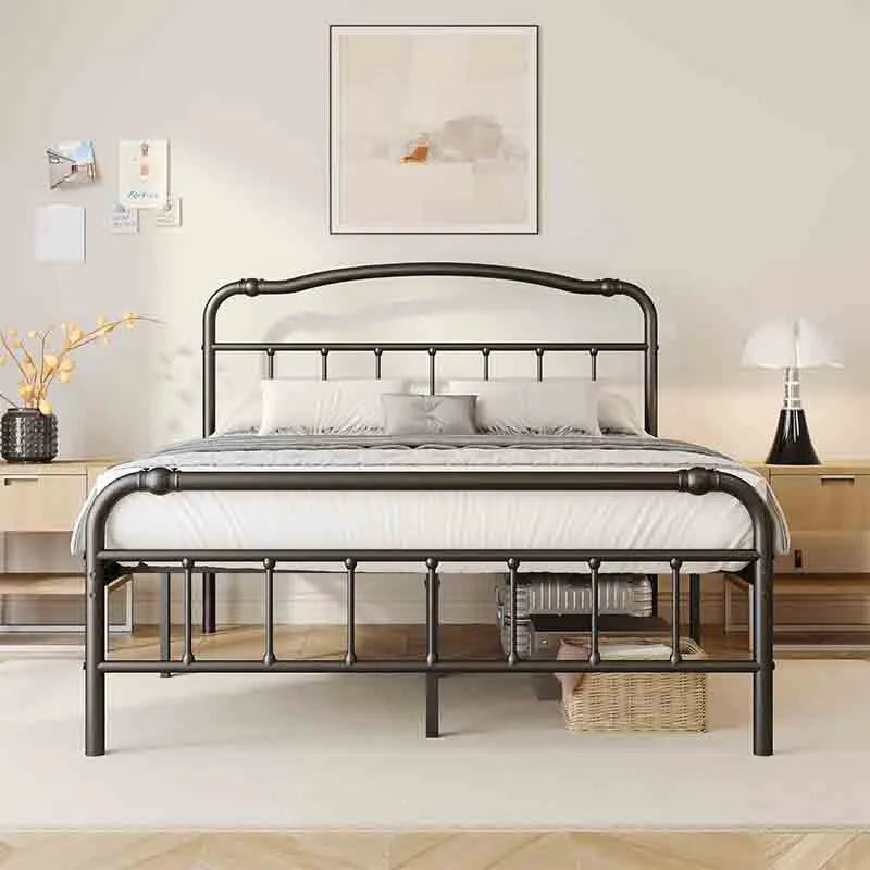 Yoobure Vintage-Inspired 18 Inch Metal Bed Frame