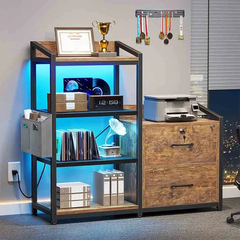 Yoobure File Cabinet, Filing Cabinet fits Letter/A4 Size