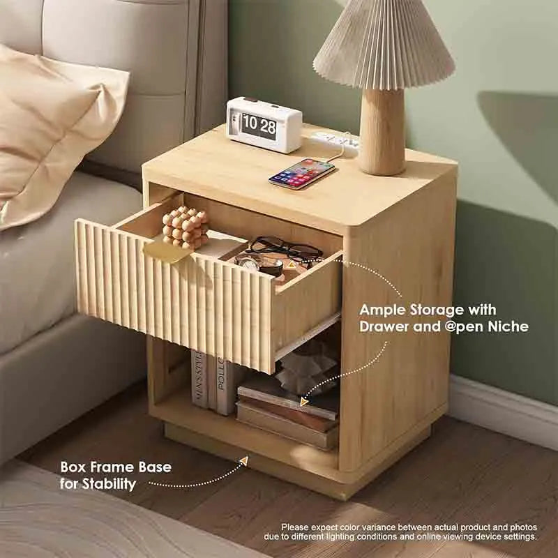 Yoobure Wood Modern Night Stands for Bedroom