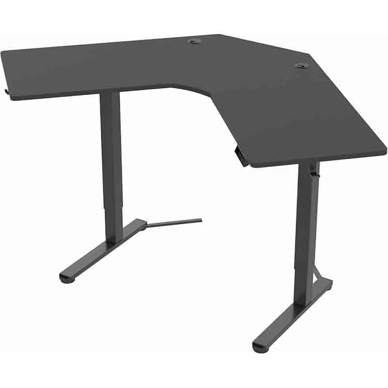 Yoobure Electric L-Shaped 47 inch Sit Stand Up Desk, Black