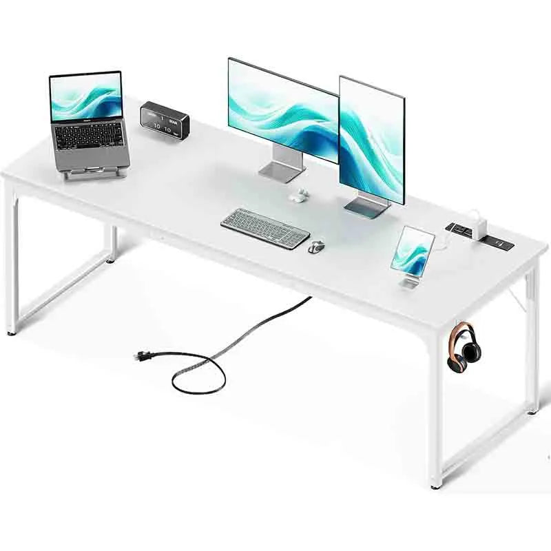 71 Inch Computer Desk with USB Ports