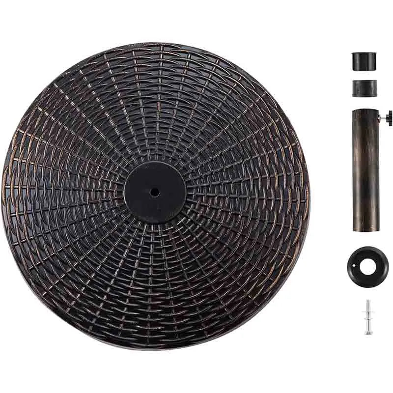 Yoobure Round Base Stand Weight for Patio Market Umbrella
