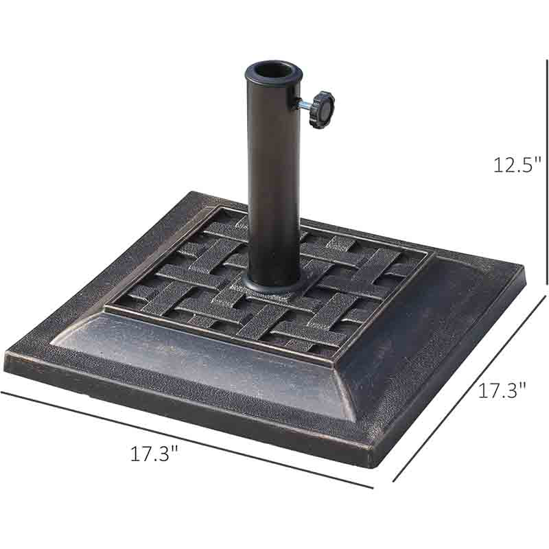 Yoobure 20 lbs Patio Market Umbrella Base Stand