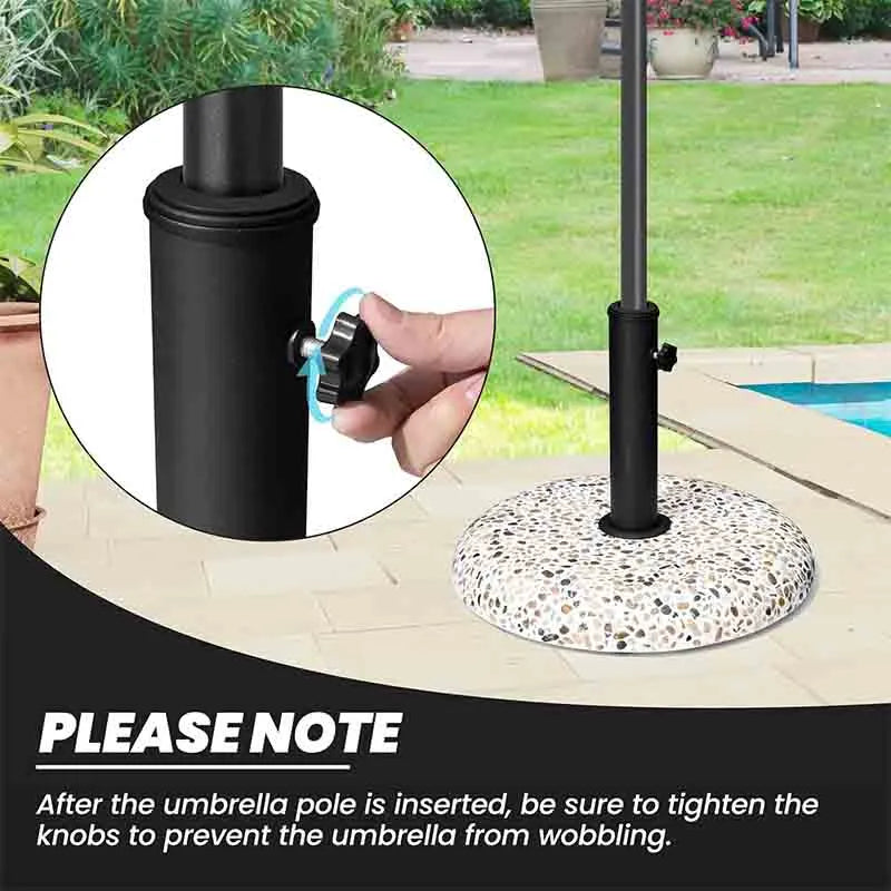 Yoobure Patio Umbrella Base Heavy Duty Table Umbrella Base