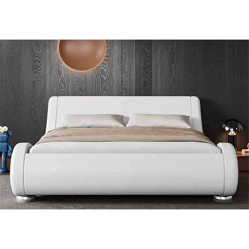 Bed Frame with Adjustable Headboard