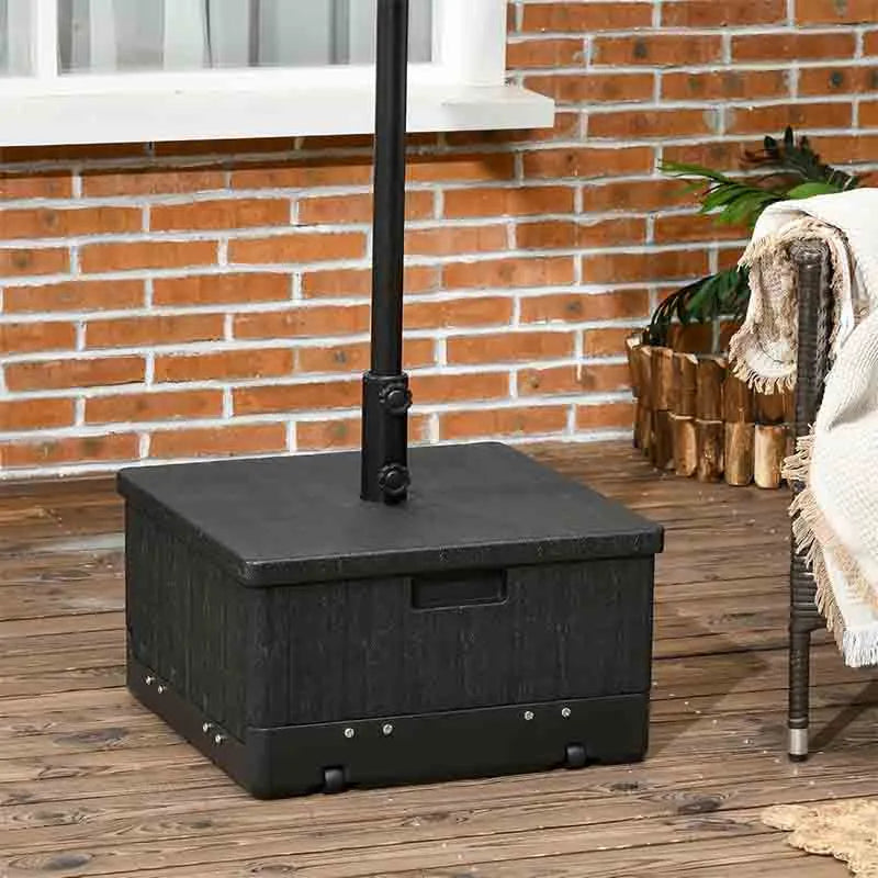 Yoobure 3-in-1 Outdoor Umbrella Base with Wheels and Handles