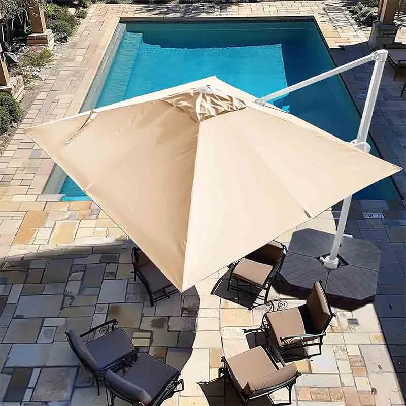 Yoobure 10x13 FT Rectangular Cantilever Patio Umbrella
