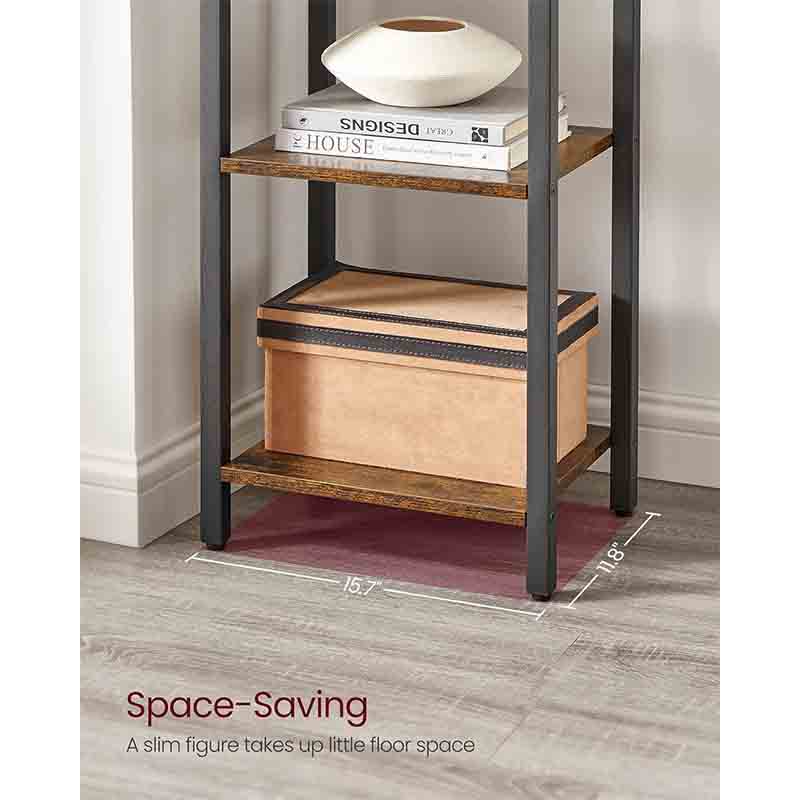 Yoobure 6-Tier Tall Bookshelf with Steel Frame