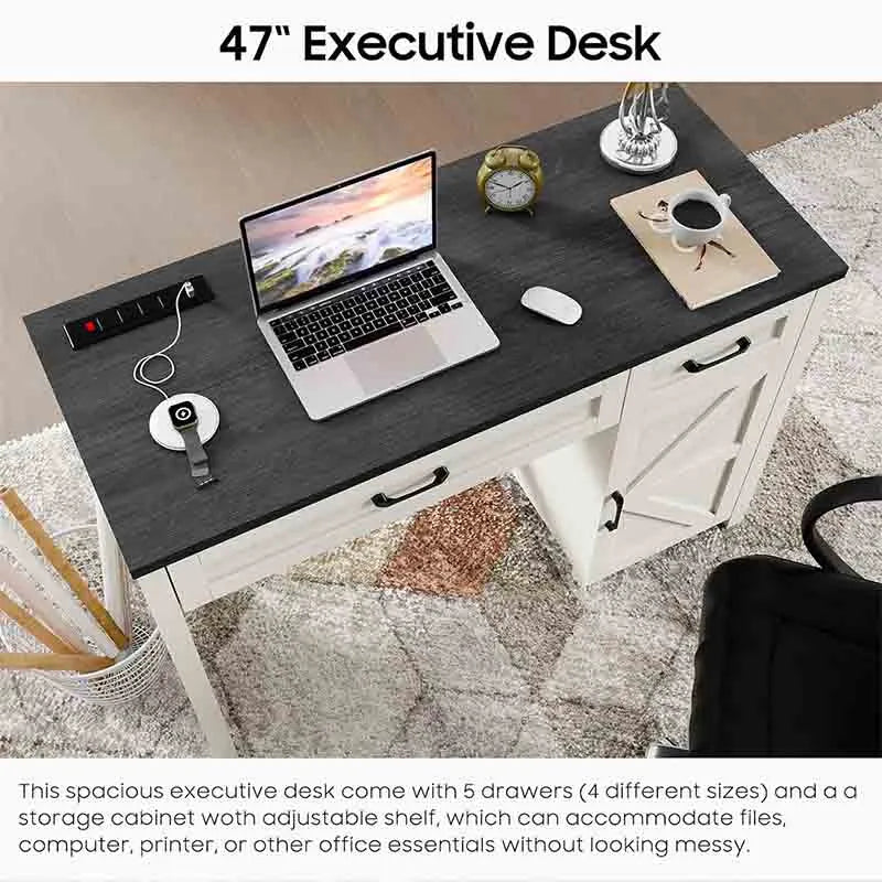 Yoobure 47" Executive Desk