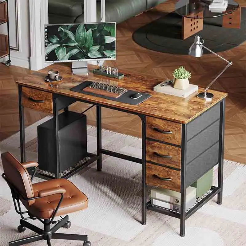 Yoobure 47 Inch Computer Desk with 4 Drawers