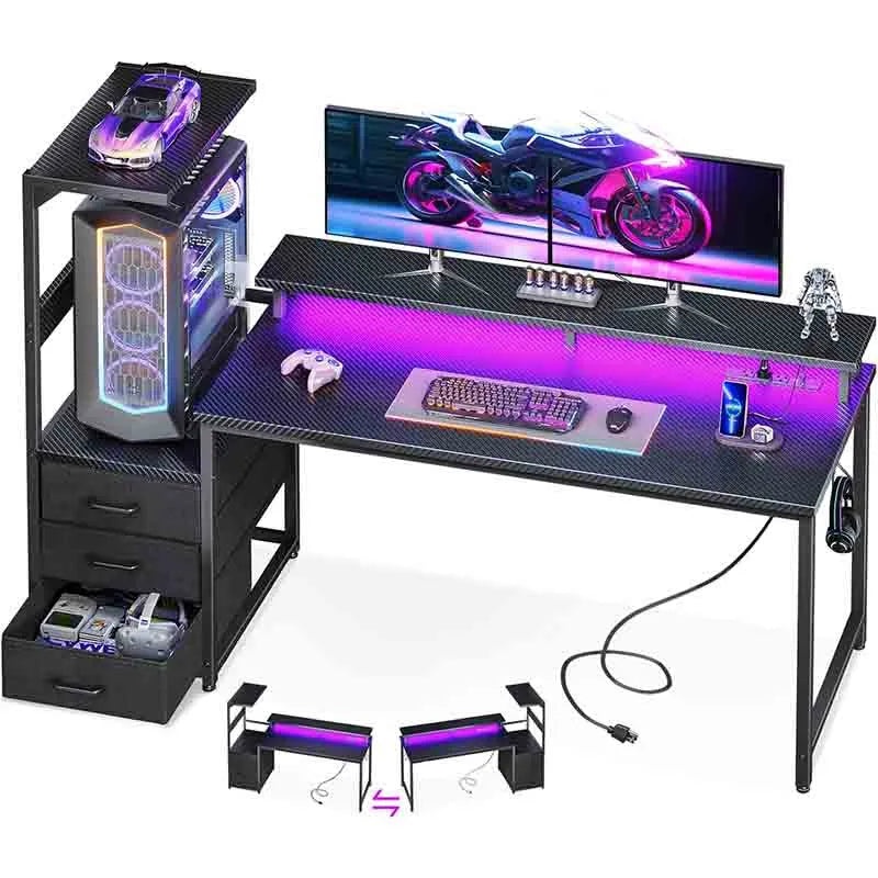 Yoobure 59 Inch Modern Gamer Desk Table