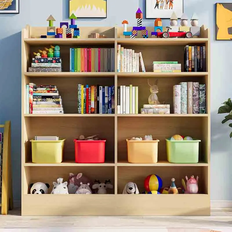 Yoobure 5 Tier Bookshelf Toddler Bookcase Storage Cabinet