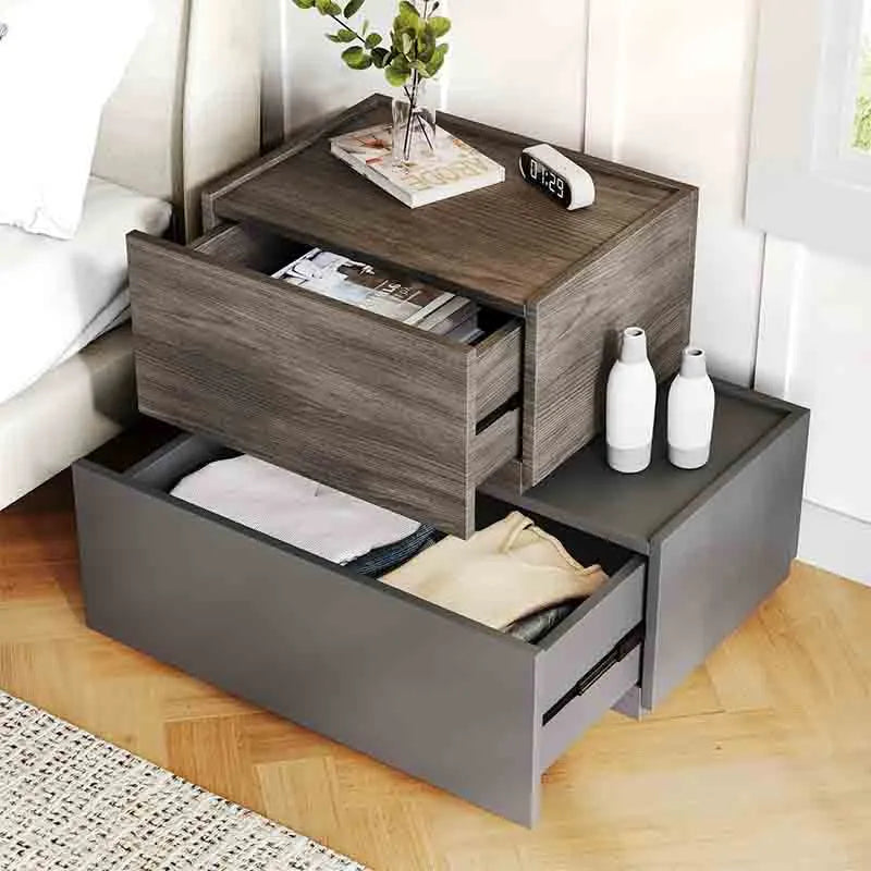 Yoobure Modern Nightstand Stackable Storage Drawers
