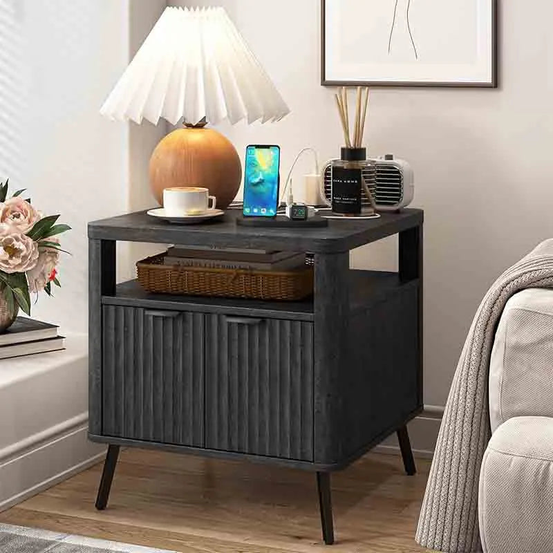 Yoobure 24" End Table with Open Shelf