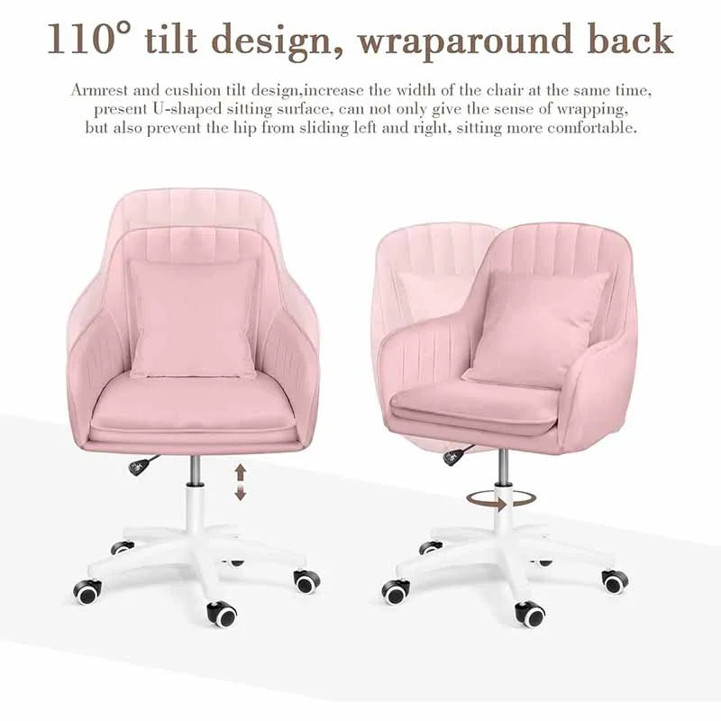 Yoobure Cute Office Chair, Pink