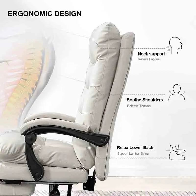 Yoobure Office Chair with Foot Rest Reclining Gaming Chair
