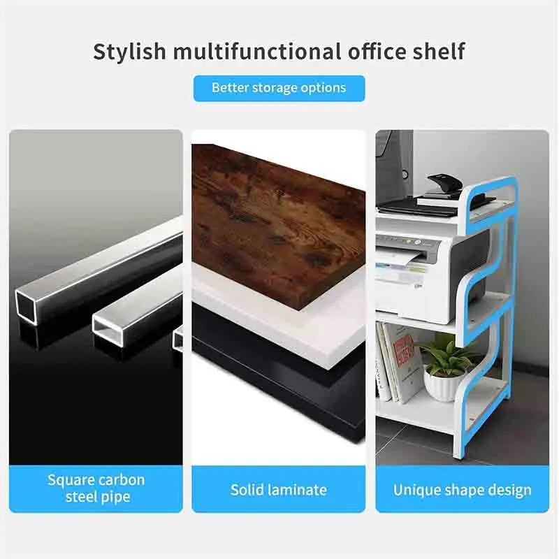 Yoobure 3-Tier Printer Stand with Wheels Storage Cart