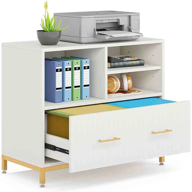 Yoobure Filing Cabinet with Adjustable Hanging Rod