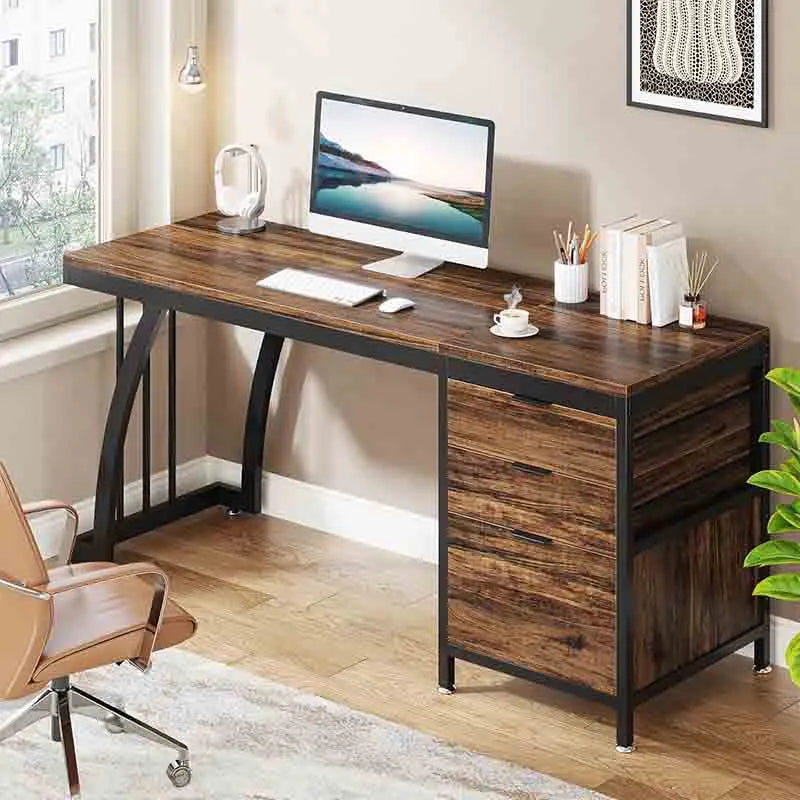 Yoobure 59-Inch PC Desk with Reversible Drawers
