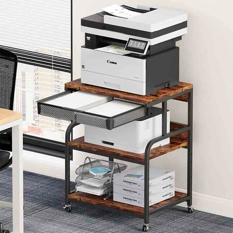 Yoobure Extra Large Printer Stand with Drawer Printer Table