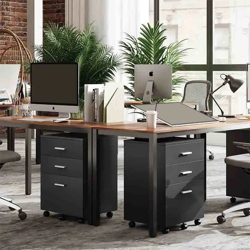 Yoobure 3-Drawer Wood Mobile File Cabinet