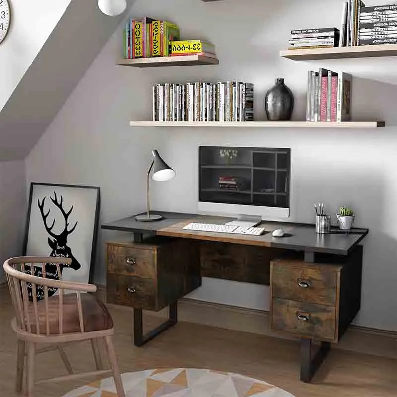 Yoobure Computer Desk 59" L Contemporary Home Office Desk