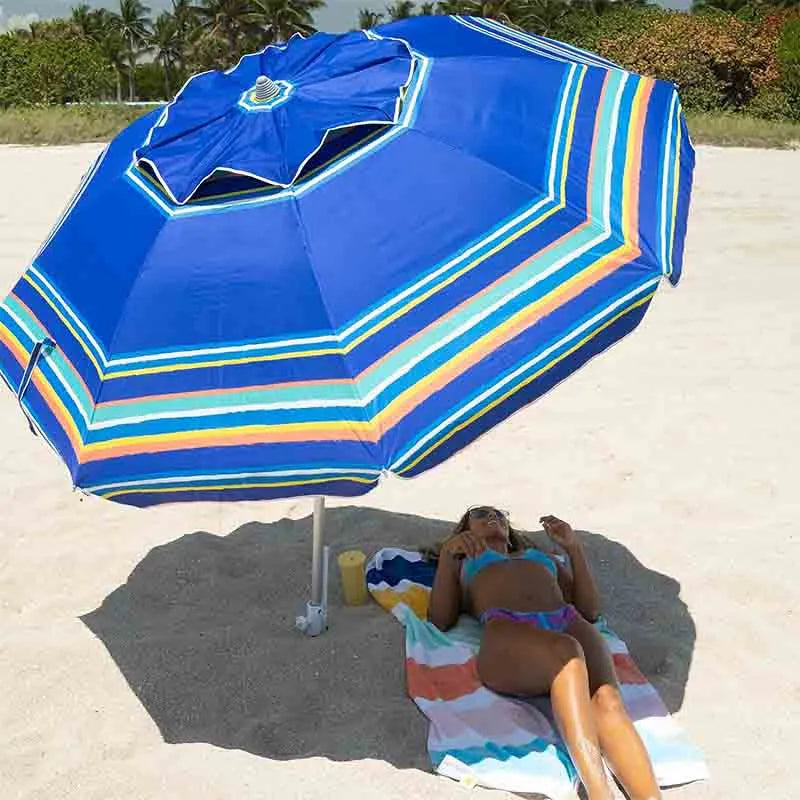 Yoobure Heavy Duty High Wind Beach Umbrella Parasols