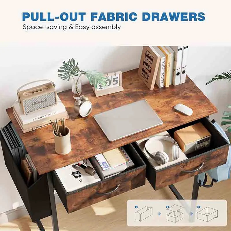 Yoobure 32 Inch Writing Table with Storage Bag