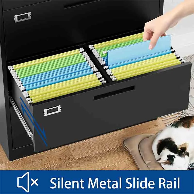 Yoobure File Cabinet with 5 Drawers Metal Filling Cabinets