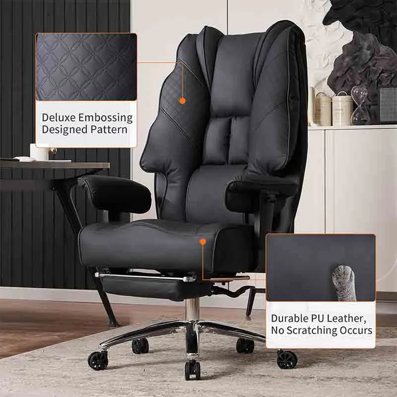 Yoobure Big and Tall Office Chair Wide Seat with Foot Rest