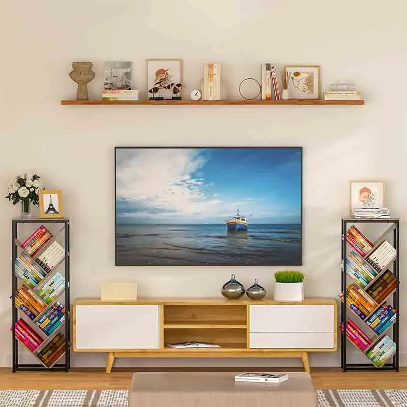 Yoobure 9-Tier Floor Standing Tree Bookshelf