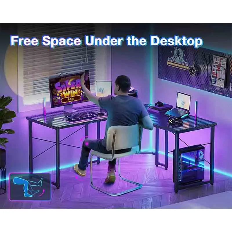 Yoobure Corner Desk Gaming Table for Home Office
