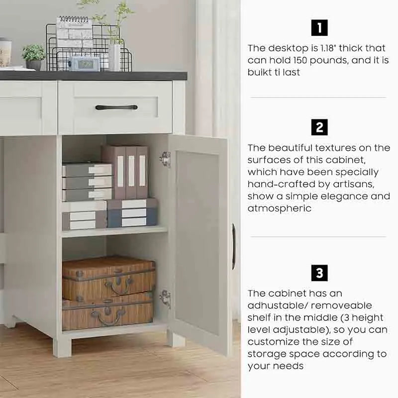 Yoobure 47" Executive Desk