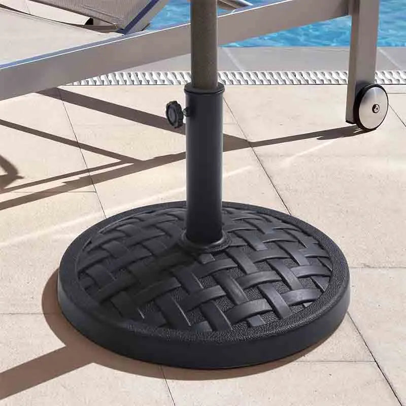 Yoobure 31lb Patio Umbrella Base Round Market Umbrella Stand