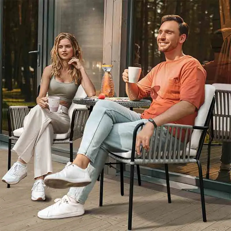 Yoobure Outdoor Dining Chair Set of 2