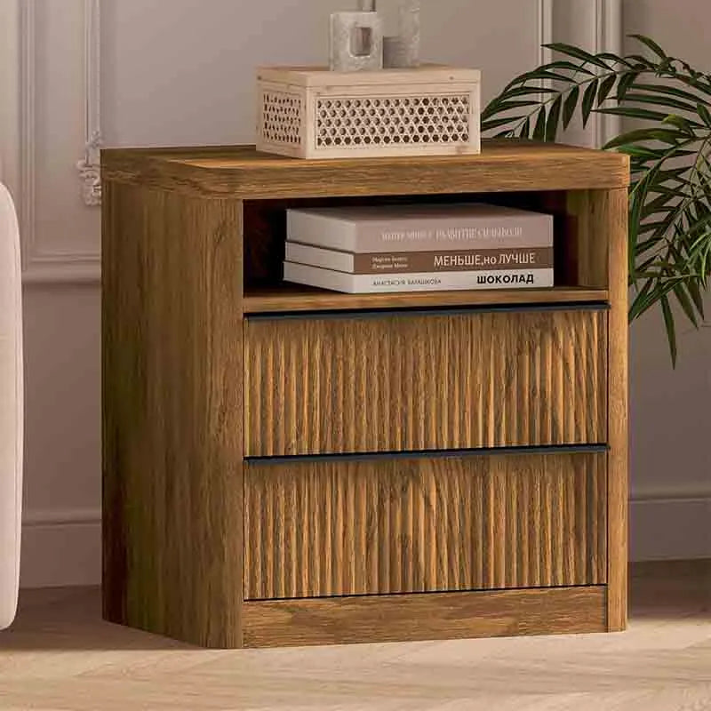 Yoobure Nightstands with Drawer Storage Bedside Table Large